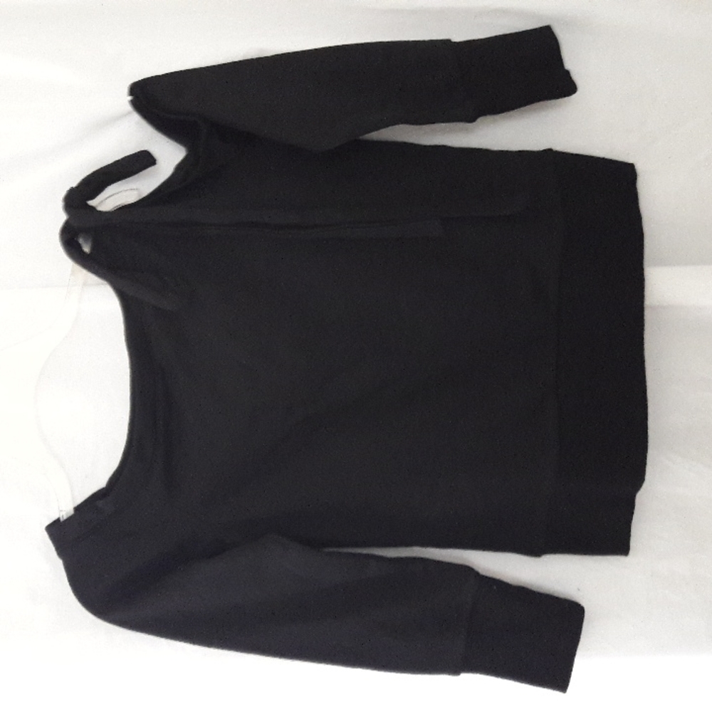 Walter Baker Size M Women's Black Top One Shoulder Cold With Tie